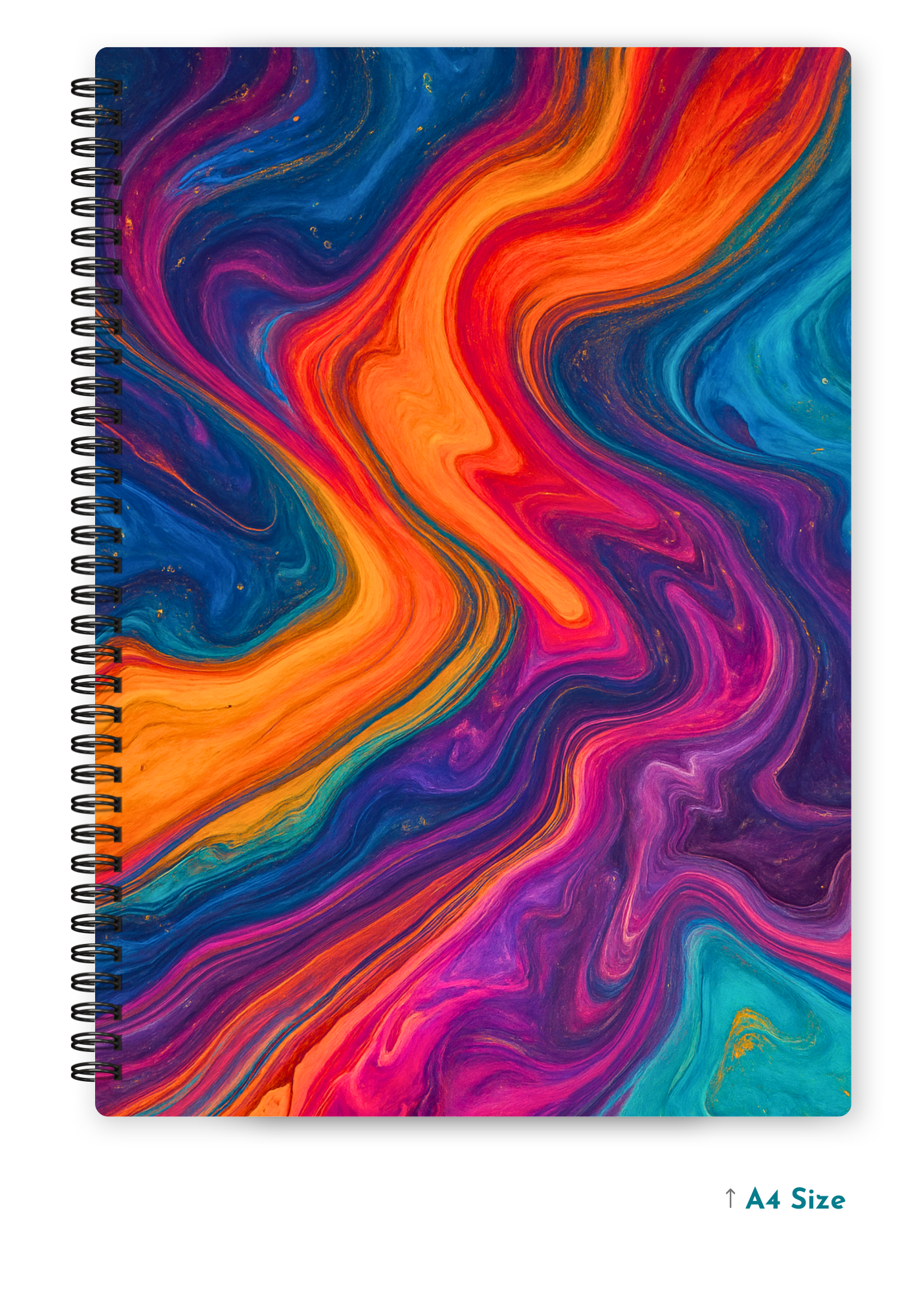 MOLTEN MIRAGE cover page - A4 / B5 Size Wiro Notebook
