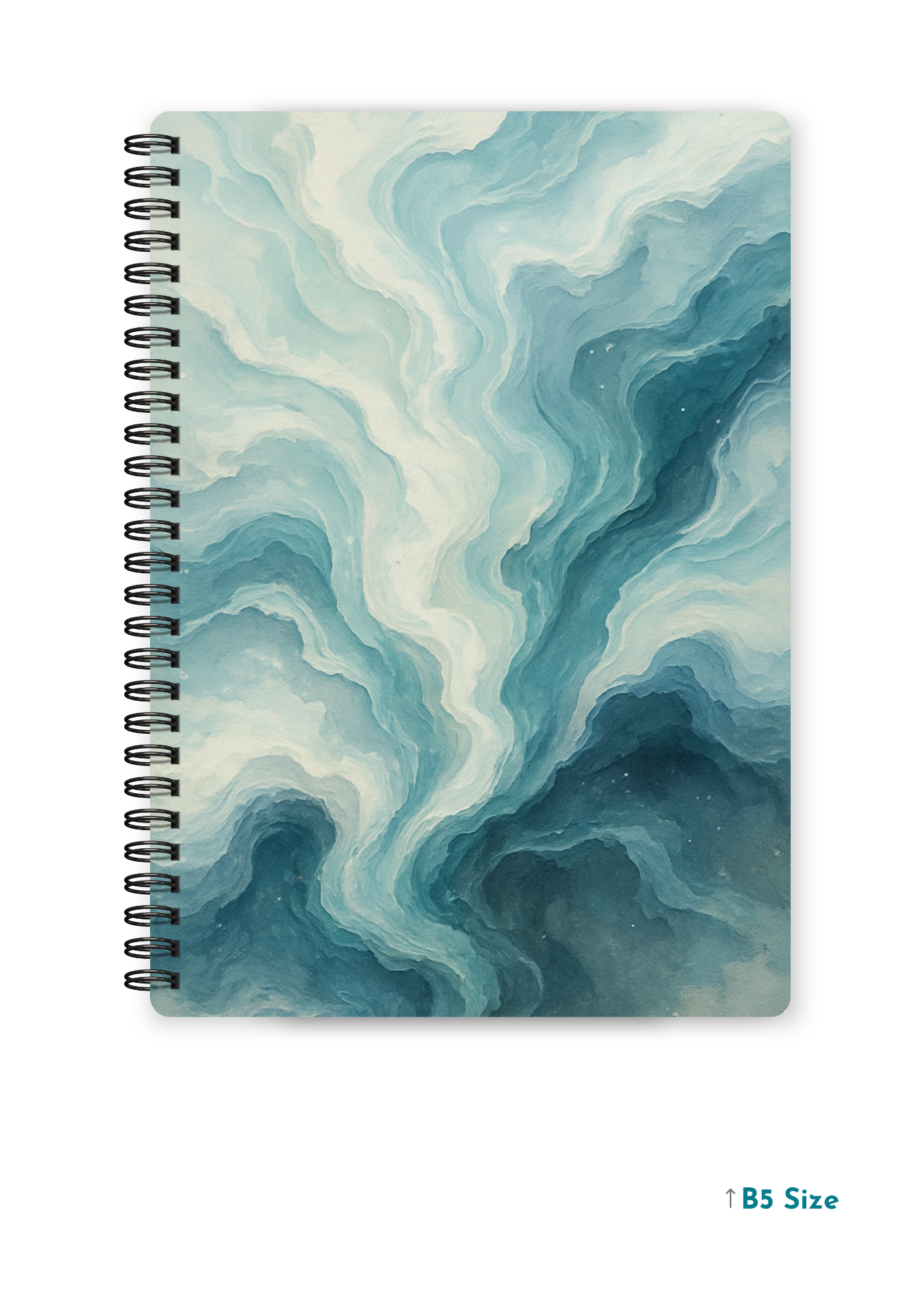 POLAR BLOOM cover page - A4 / B5 Size Wiro Notebook