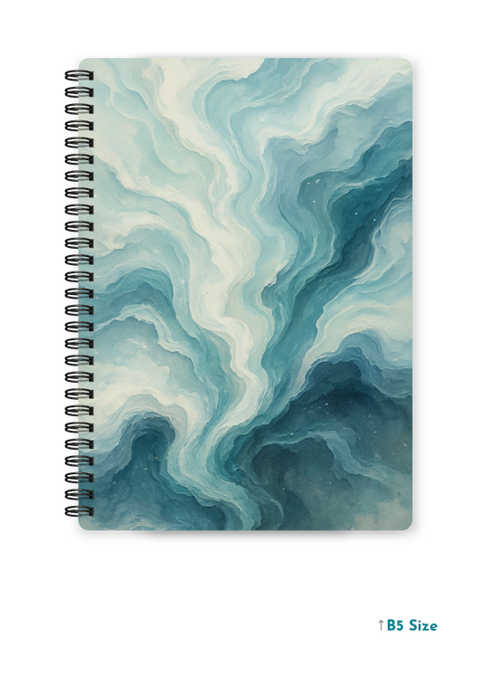 POLAR BLOOM cover page - A4 / B5 Size Wiro Notebook