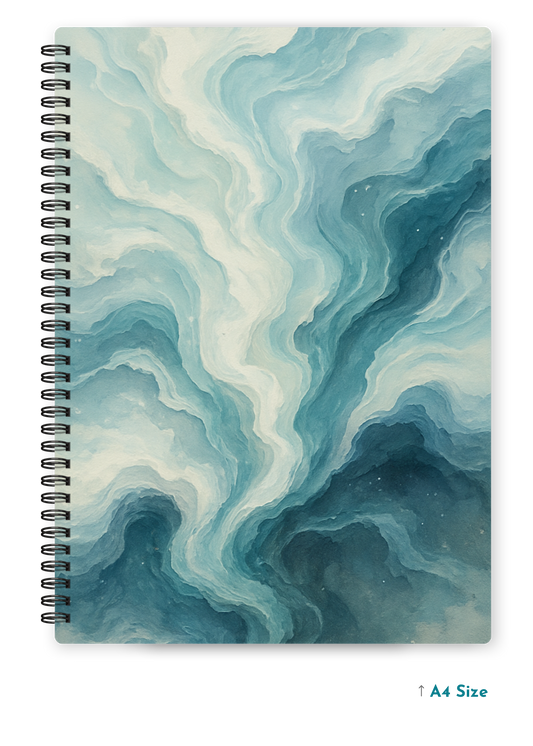 POLAR BLOOM cover page - A4 / B5 Size Wiro Notebook