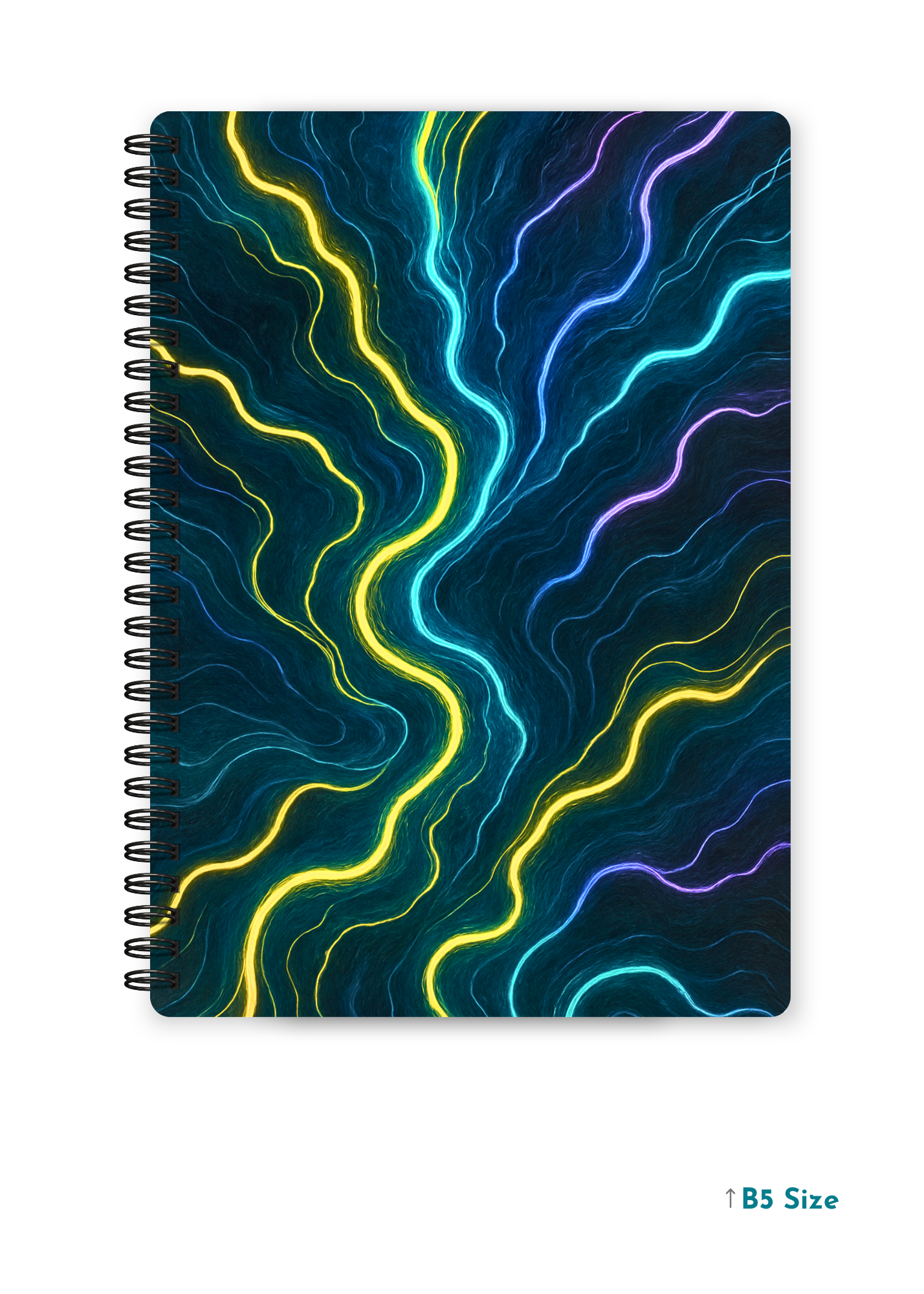 NEURAL CURRENTS cover page - A4 / B5 Size Wiro Notebook
