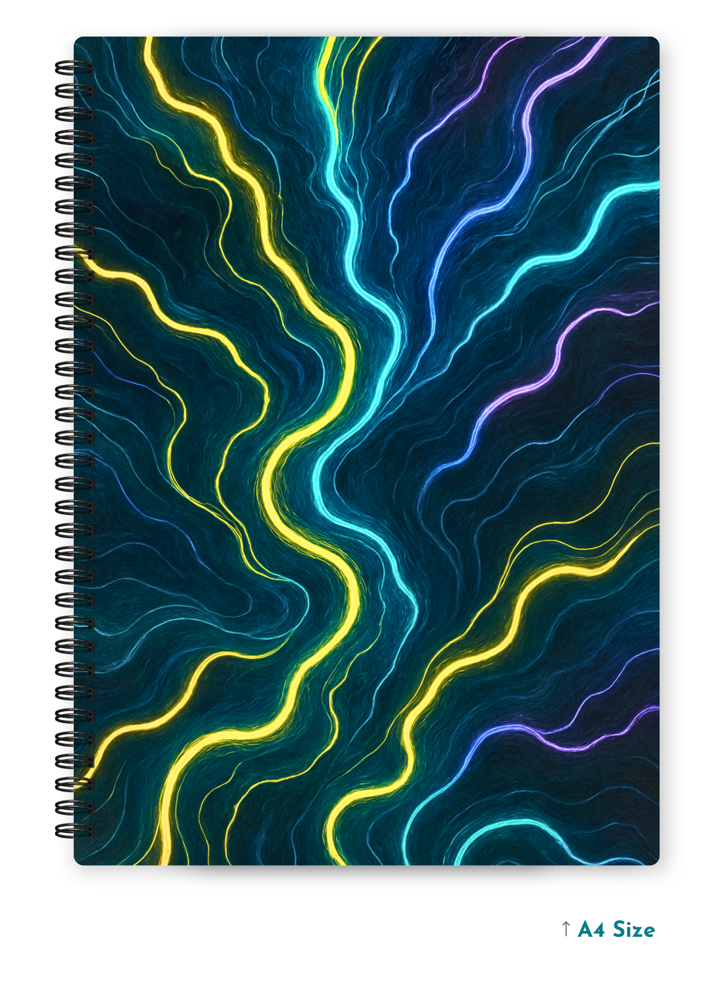 NEURAL CURRENTS cover page - A4 / B5 Size Wiro Notebook