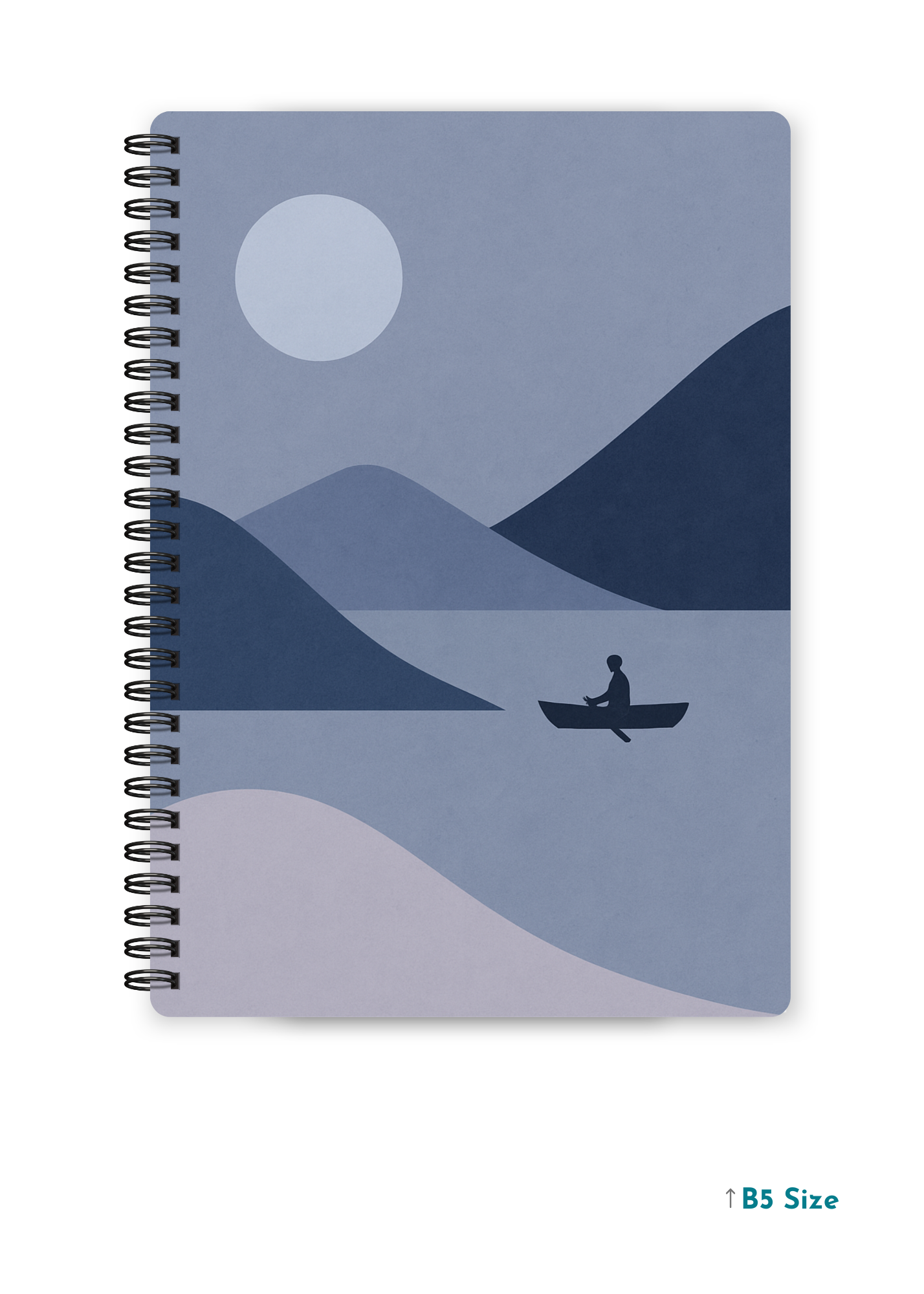 SAILING TIME cover page - A4 / B5 Size Wiro Notebook
