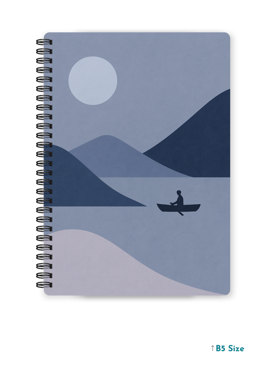 SAILING TIME cover page - A4 / B5 Size Wiro Notebook