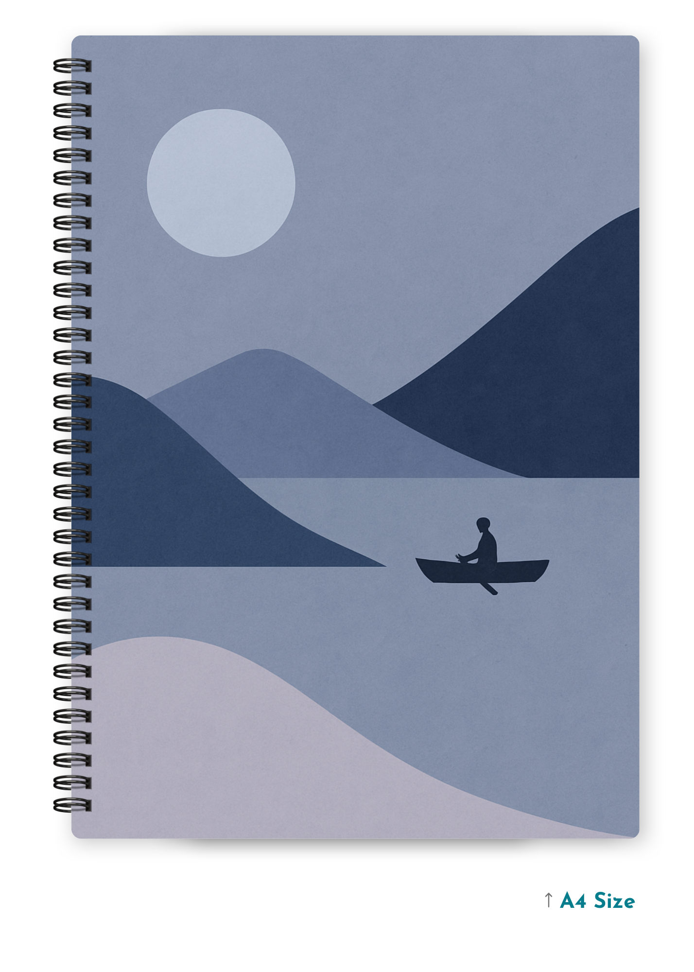 SAILING TIME cover page - A4 / B5 Size Wiro Notebook