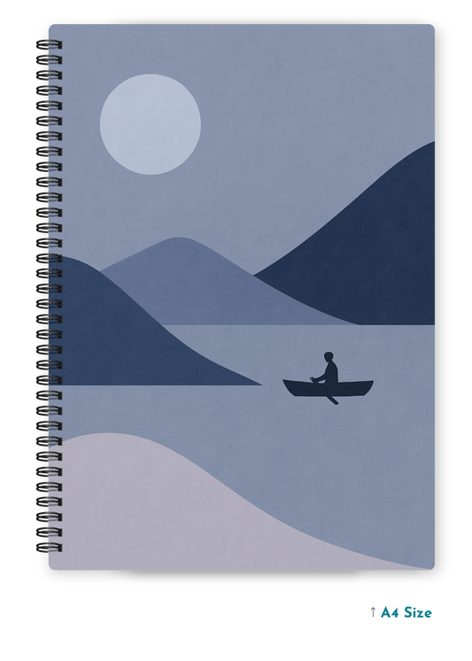 SAILING TIME cover page - A4 / B5 Size Wiro Notebook