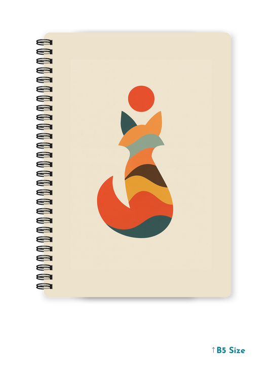 ART KITTY cover page - A4 / B5 Size Wiro Notebook