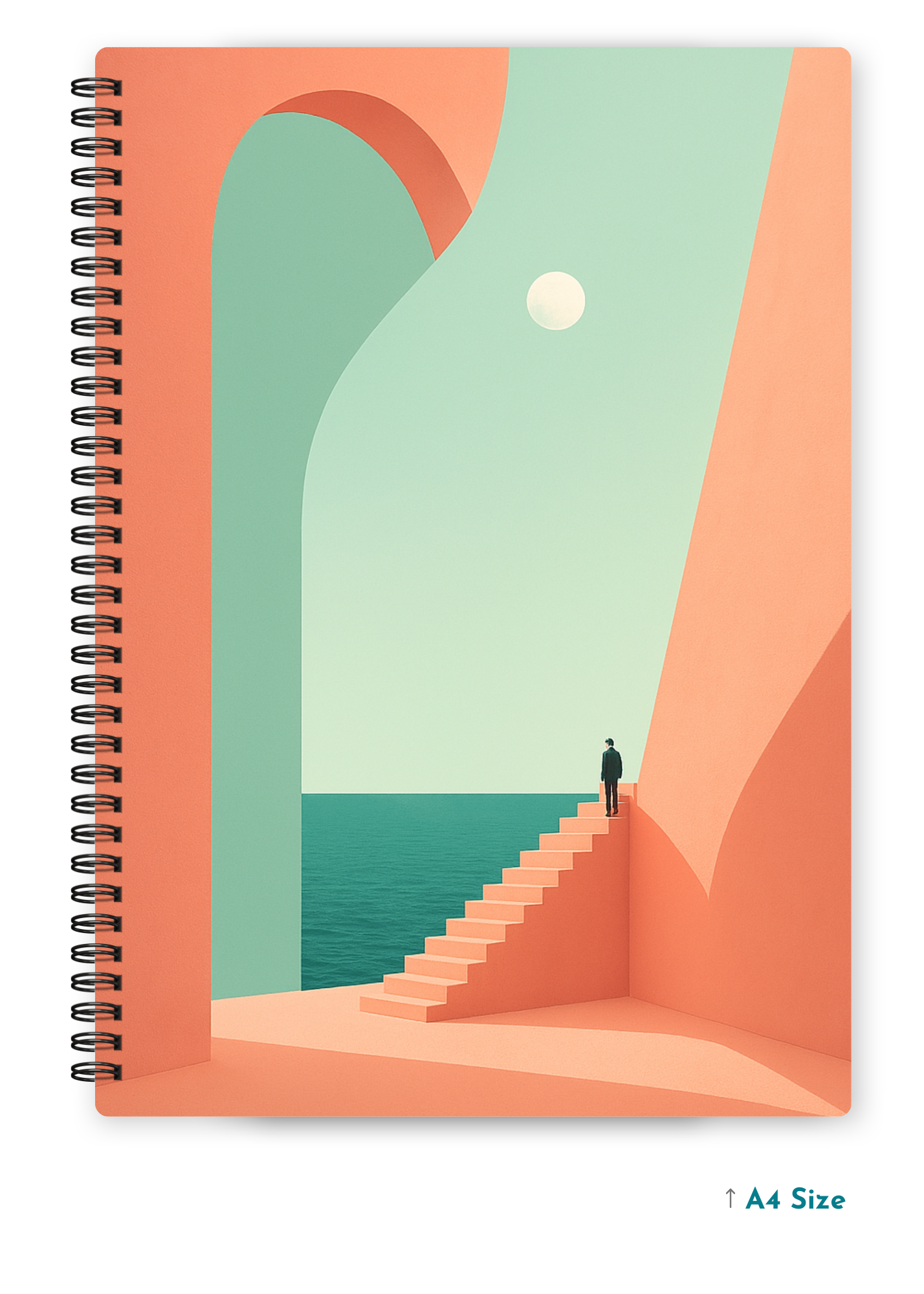 TRANSENDENCE cover page - A4 / B5 Size Wiro Notebook