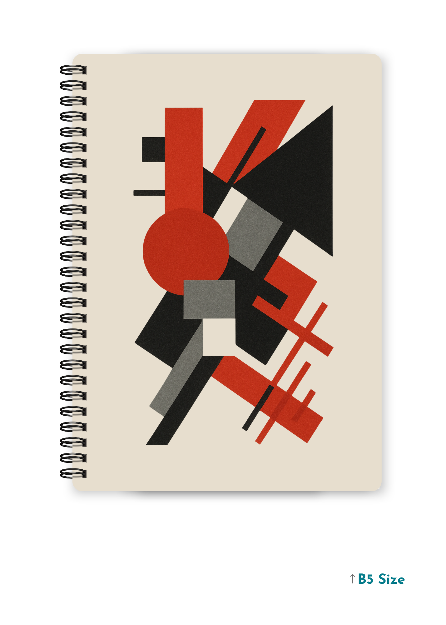 CONSTRUCTIVISM cover page - A4 / B5 Size Wiro Notebook