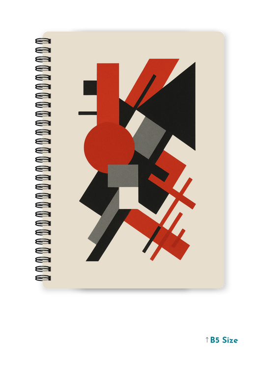 CONSTRUCTIVISM cover page - A4 / B5 Size Wiro Notebook